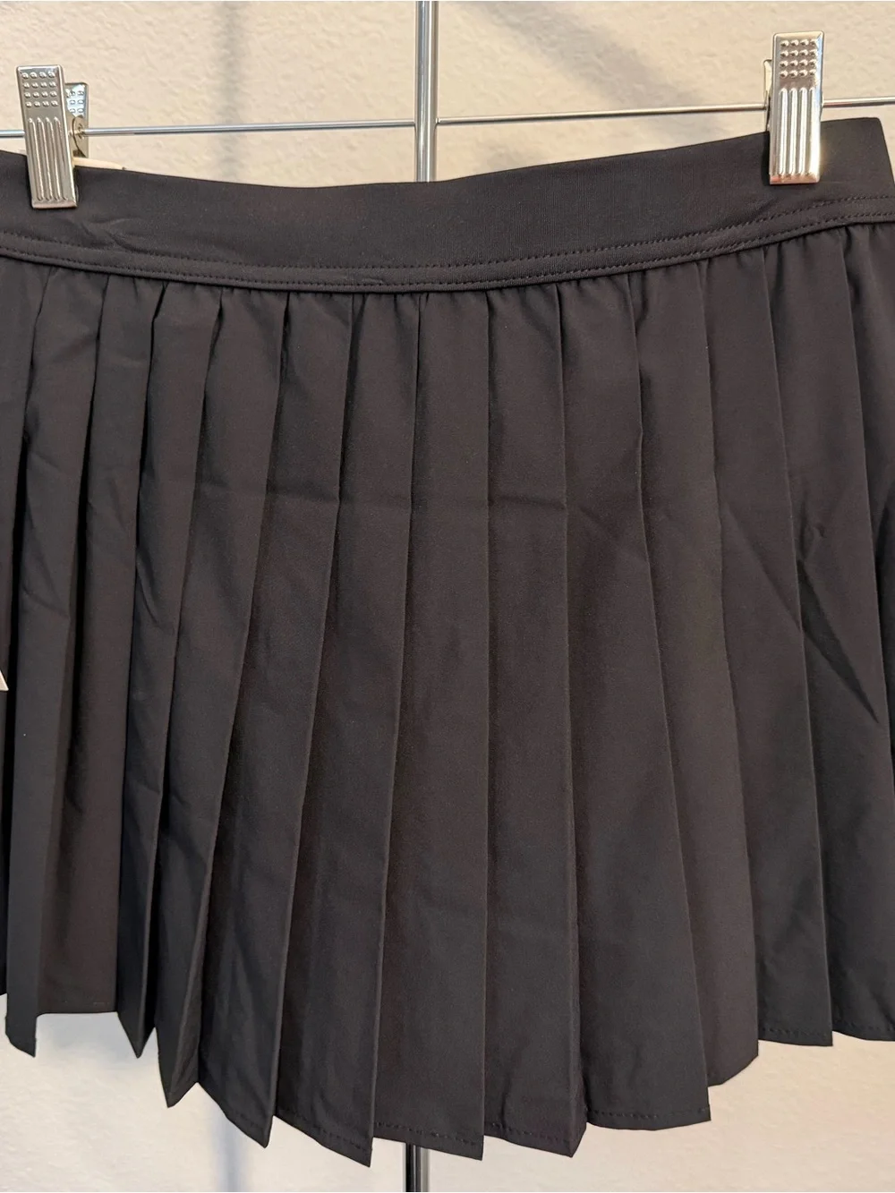 No Boundaries Black Pleated Mini Skirt